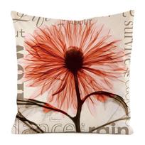 Nordic Feng Shui Colorful Flowers Digital Printing Short Plush Pillow Covers For Car Sofa Office Cushion Cover Home Goods Peach skin 18*18(CM)-1Pcs