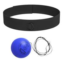 Speed Training Boxing Reflex Ball Set Head-Mounted Boxing Fight Ball  Hand Eye Coordination mėlyna