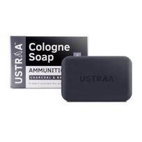 Muilas su medžio anglimi ir lauro lapeliu (100 g x 6 vnt), Amunicijos Kelno muilas, Ustraa 32 black