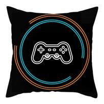 RZN Game Peripheral Gamepad Key Pillowcase Decorative Throw Pillows for Living Room Bedroom Sofa Chair Cushion Cover 45x45