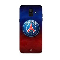 Phone Case - Maniacase - Samsung Galaxy A8 2018 - Colorful PSG Logo - Silicone - Flexible juoda