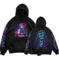 Arcane Boom Monkey Hoodies Men Women Long Sleeve Sweatshirts Unisex Video Game Fashion Printing Pullovers XS
