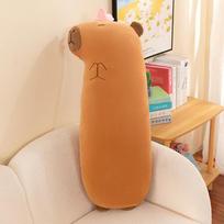 Cute and Cute Capybara Doll Plush Toy Capi Bala Long Pillow Bedside Pillow Leg Pillow 100cm