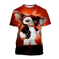 Fashion hot sell new Christmas horror movie Gremlins 3D printed T-shirt puppet monster printed T-shirt men and women Kids Tops S