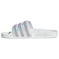 Adidas Originals ADILETTE Composite Sole Crystal Slip Resistant Slide Slippers Women's White EE4810 36⅔