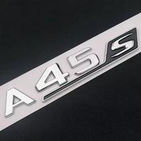 3D A45S TURBO 4MATIC Logotipo Emblemos Raidės Turbo Ženklelis Automobilio Lipdukas