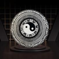 Chinese Tai Chi Bagua Rotatable Feng Shui Compass Aluminum Alloy Chinese Master Supplies Luck Bless Home Decor Ornaments