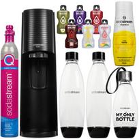 "SodaStream Terra Black" saturatorius + 3 buteliai + "SodaStream Tonic" sirupas 440ml + bolero