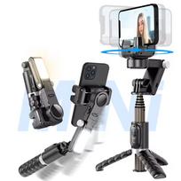 Q18 Handheld Phone Gimbal Stabilizer Tiktok Face Tracking 360 Rotation Selfie Stick Tripod With Led Fill Light juoda