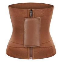 Back Support Waist Trainer Body Shaper Colombiana Waist Shaper Weight Loss Slimming Waist Belt Tummy Girdles to Reduce Abdomen XS/S ruda