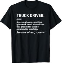 NEW LIMITED Truck Driver Definition Funny Trucker T-Shirt XXXL