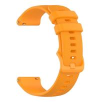 18mm 20mm Silicone Watch Strap For Garmin Vivoactive 5 3 4S Forerunner 165 645 245 55 Wristband For Venu 3S 2S Sq 2Plus Bracelet 20mm Width oranžinė