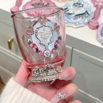 Flower Knows Mirror Moonlight Mermaid Collection Handheld Mirror Limited White Blue Pink Chocolate Fairy Mirror