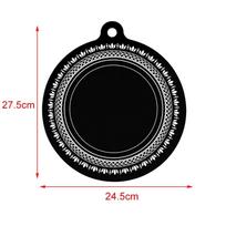 Black Induction Hob Protector Mat High Temperature Resistance Silicone Induction Cooktop Protector Oil Prevention Anti Slip