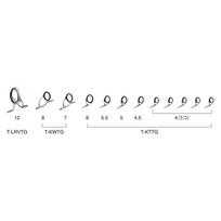 FUJI KOGYO Fuji Guide Set No.20 Titanium Frame TORZITE Ring