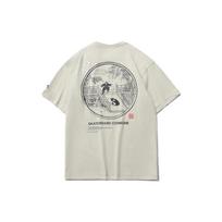 Li Ning Skateboard T Shirt Men's Silver Fish Gray AHSR081-2 M