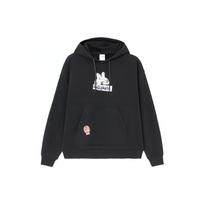 Li Ning Skateboard Sweatshirts Unisex Black Hooded Moderate Regular AWDS173-3 XL