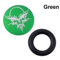 MTB Foldable Bike Road Mountain Bikes Disc Cover Crankset Plug Screw Bicycle Teeth Plate Crank Cap žalia