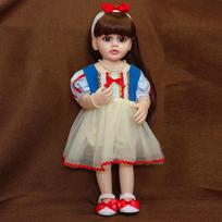 55 CM Reborn Dolls gyvenimiškos, visiškai silikoninės Baby Bebe naujagimio mergaitės lėlės princesės vandeniui atsparus žaislas gimtadienio dovanai