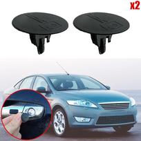2x Automobilio durų rankenos užrakto cilindro apdailos dangtelis Ford Mondeo IV 2007 2008 2009 2010 2011 2012 2013 2014 Dekoratyvinis spaustukas gray