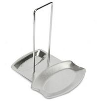 Stainless Steel Pan Pot Cover Lid Rack Stand Spoon Holder Kitchen Accessories Stove Organizer Storage Soup Spoon Rests sidabras