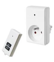 Radijo nuotolinio valdymo lizdas baltas IP20, veikimo nuotolis 25 m