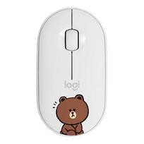Logitech Pebble LINE FRIENDS Brown Bear Wireless Mouse