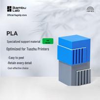 Bambu Lab PLA Support Filament CN plug (adapter included) balta spalva