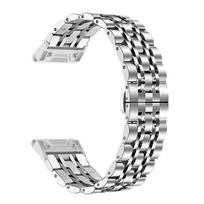 Stainless Steel Watchband For Garmin Fenix 8 51mm Quick Fit Bracelet For Garmin Enduro 3 2 Metal Strap Fenix 7X Pro 6X Wristband 26mm Width sidabras