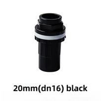 20-50mm PVC vamzdžių storinimo jungtys Žuvų tvenkinio nutekėjimo jungtis Sodo nutekėjimo UPVC adapteris Vandens tiekimo jungiamosios detalės