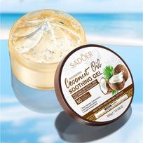 300g SADOER Kokosų veido gelinis kremas Drėkinantis maitinantis Anti-aging nuo raukšlių Balinantis veido kremas Odos priežiūra veidui kokosas