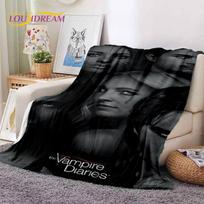 3D Latest The Vampire Diaries Damon Salvatore Soft Flannel Blankets,Throw Blanket Comfortable Blanket for Beds Sofa Home Bedroom 75x90cm( 29x35in )