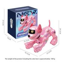 Triple Battery Interactive Robot Dog Kids Toy Programmable Touch Follow Dance Sing Remote Control Gift triple battery version