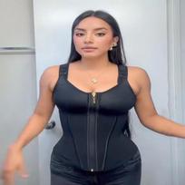 Body Shapers Tummy Control Black Waist Trainer Shaper Vest Colombian Girdles Gaine Amincissante Femme Gaine BBL Girdle for Women Xs juoda