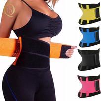 Waist Trainer Belt for Women and Men Made of Neoprene for Easy Slimming Sweat Belt Body Shaper Burning Fat S raudona