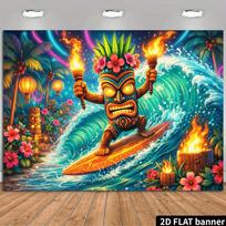 2D plane surf base deity statue party backdrop fabric party decoration room decoration polyester fiber 47.2x31.5inch/120*80cm