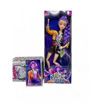 (Purple)3X Kpop Demon Hunters Doll Toys - Rumi, Mira, Zoey Action Figures Beautiful Birthday Gift
