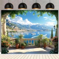 1 piece spring-themed garden backdrop elegant spring and summer garden suitable for party decoration and outdoor decoration. 47.2x31.5inch/120*80cm