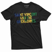 Mens St. Vincent and the Grenadines T-shirt Saint Vincent and the Grenadines tee 3XL