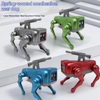 Creative Mini Dog Pea Wind Up Mechanical Toy Stress Relief Fidget Toy Small Size for Pocket Carry Anywhere Use one size