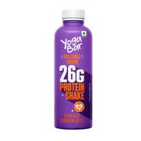 Yogabar 26g Protein Shake 250ml - Chocolate | High Protein Milkshake| No Added Sugar | Ideal for Mornings, Pre & Post Workout | Nutritious Energy D