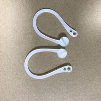Apple AirPods Pro2 Apsaugos nuo pametimo sportiniai ausų kabliukai ir neslystantys antgaliai skaidri