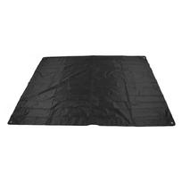 Drum Set Cover Silver Coated 420D Oxford Cloth Folding Furniture Dust Cover for Indoor Outdoor Black juoda