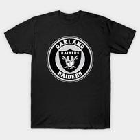 Men Black Print T-shirt Raiders No-Cut Transfer Paper Print Cotton Tshirt 3XL juoda