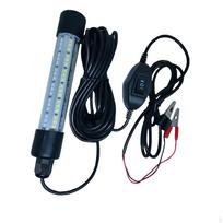 108 LED Submersible Light Fish Fishing Finder Lamp Boat Ice Warm White Blue 10W