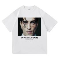 Damiano David Funny Little Fears T Shirt Women Harajuku Aesthetic Next Summer Tshirt High Quality Vintage Tees Shirts 2026 Tops S