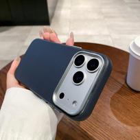 Luxury Matte Leather Phone Case For For Iphone 11 12 13 14 15 16 17 Pro Max Plus Air Soft Protection Shockproof Silicone Cover iPhone 14 Plus