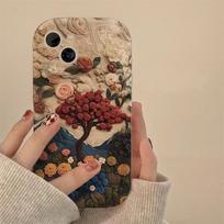 Mangrove Flower Case for Apple iPhone 14, 15 Pro, Premium 16, New 17, Creative 13 Pro, Drop Protection iPhone 7