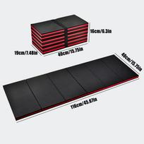EVA Car Repair Mat Folding Auto Work Pad Portable Waterproof Auto Maintenance Kneeling Mat Knee Protection Pads for Car Repair raudona