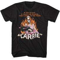 Carrie Stephen King Horror Movie A Taste For Terror Skull & Roses Men's T Shirt S